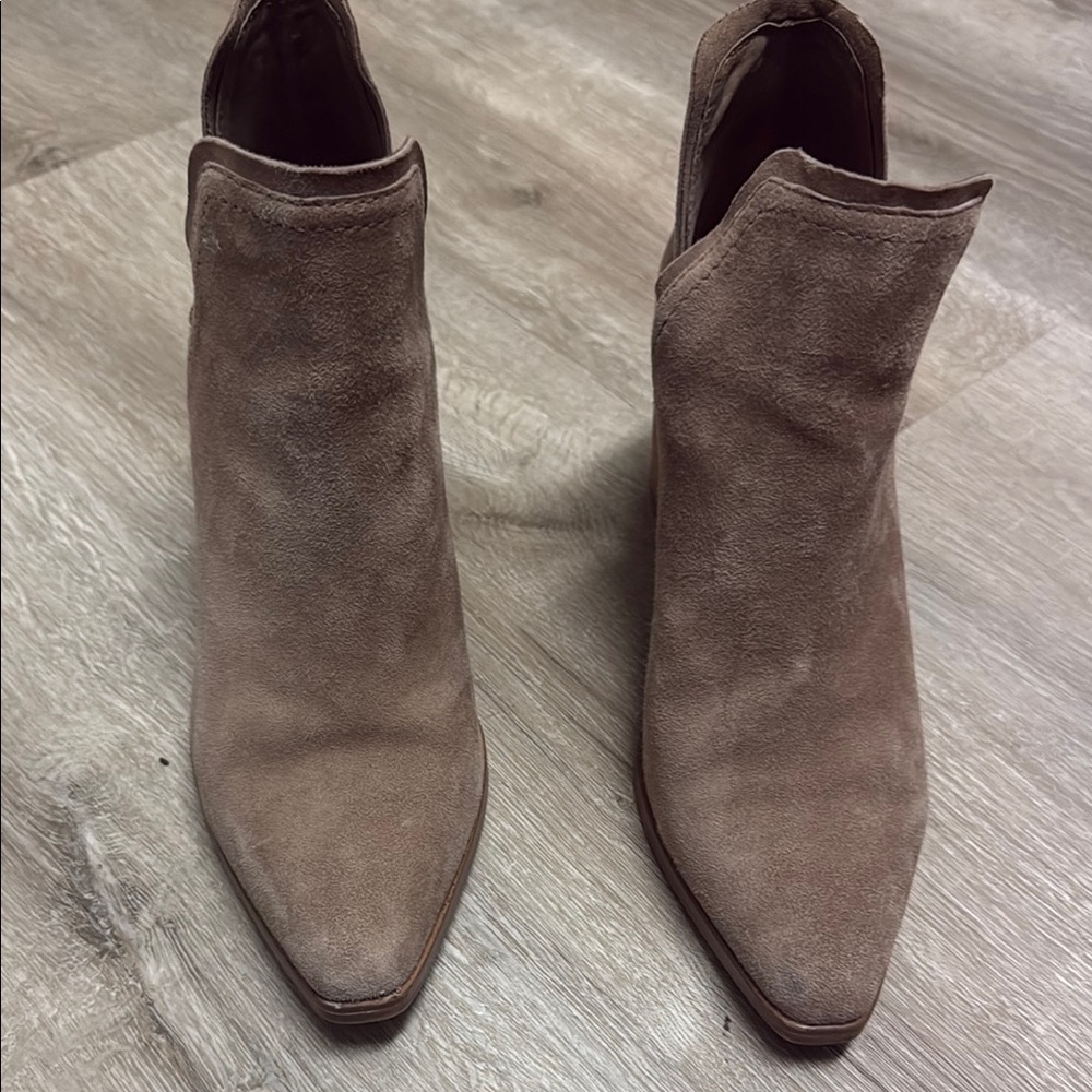 Steve Madden Brown Suede Booties